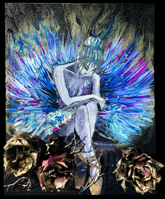 Requiem for a Dream inspired 3D painting