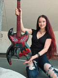 Custom Batman Guitar- Custom Art