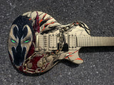 3D SPAWN  Guitar- Custom Art - UV Glow